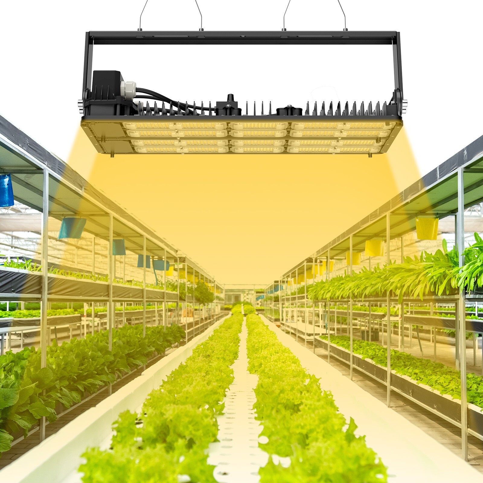 SANSI LED Grow Lights Panel Light Dimmable 4400W equiv. Full Spectrum High PPFD