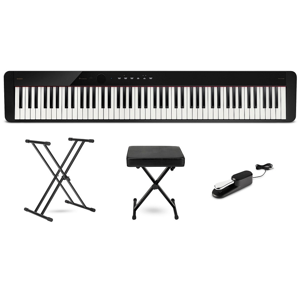 Casio PXS1100 Privia Digital Piano Essentials Bundle Black