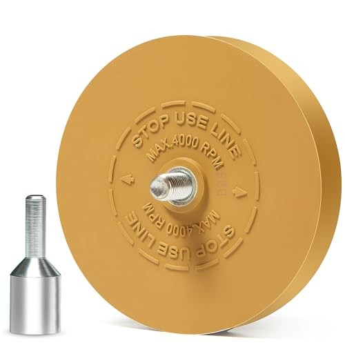 Decal Remover Wheel Eraser Wheel 1 Pack Vinyl Decal Remover with Flat 1 Pack