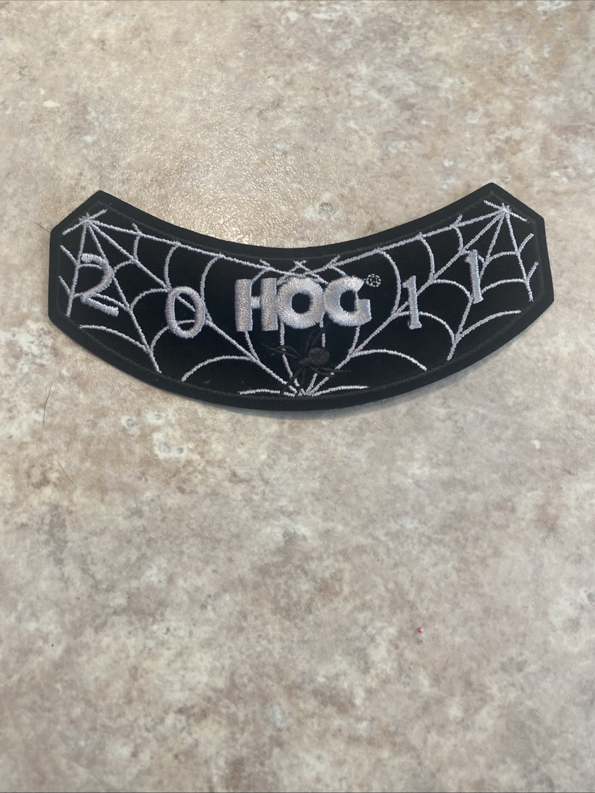 HARLEY DAVIDSON OWNERS GROUP HOG H.O.G. 2011 VEST JACKET SPIDER WEB PATCH 11