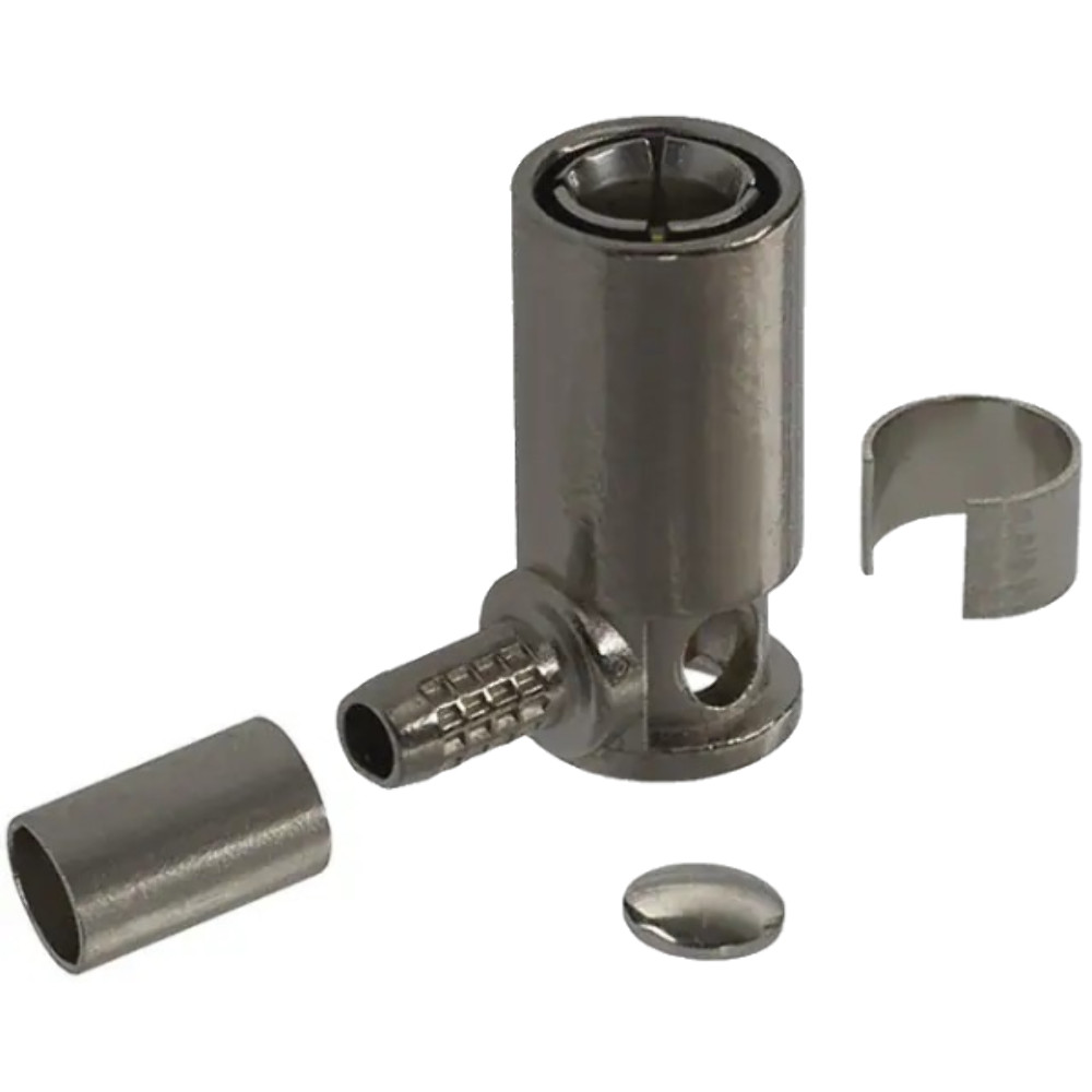 131-1403-116 SMB Connector Plug, Female Socket 50Ohm Free Hanging (In-Line), Rig