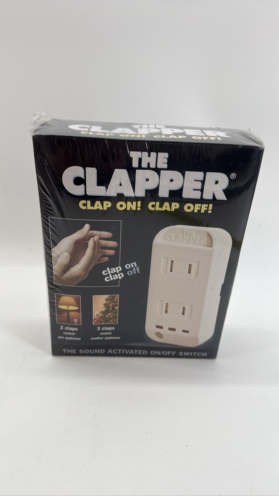 The Clapper Sound Activated On/Off Switch 2 Outlets clap on clap off