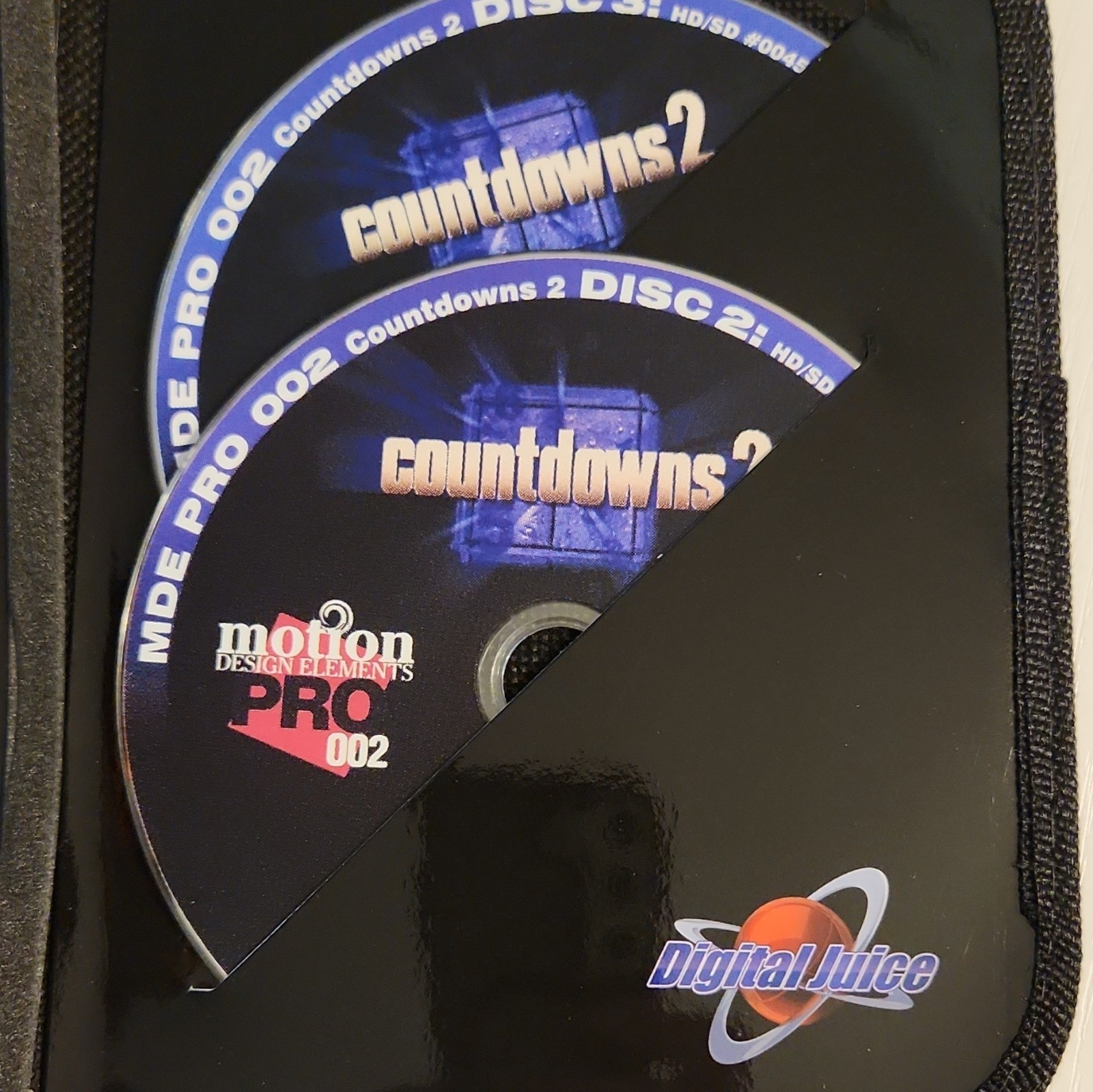 Digital Juice Motion Design Elements Pro 002 Countdowns 2 2-Disc CD Set