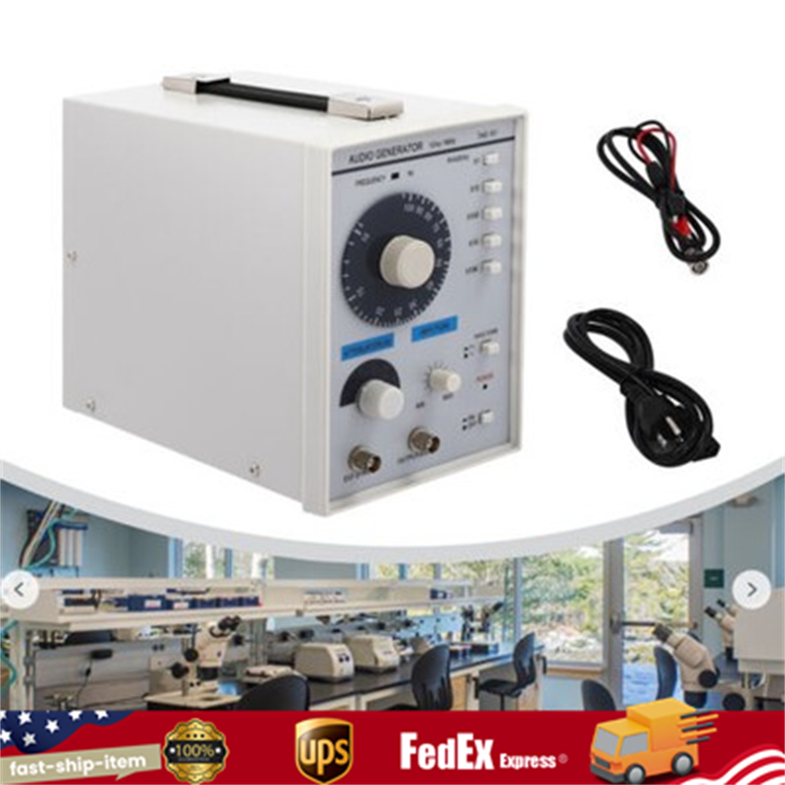 Professional Low-Frequency Signal Generator with Dual Waveform Capability