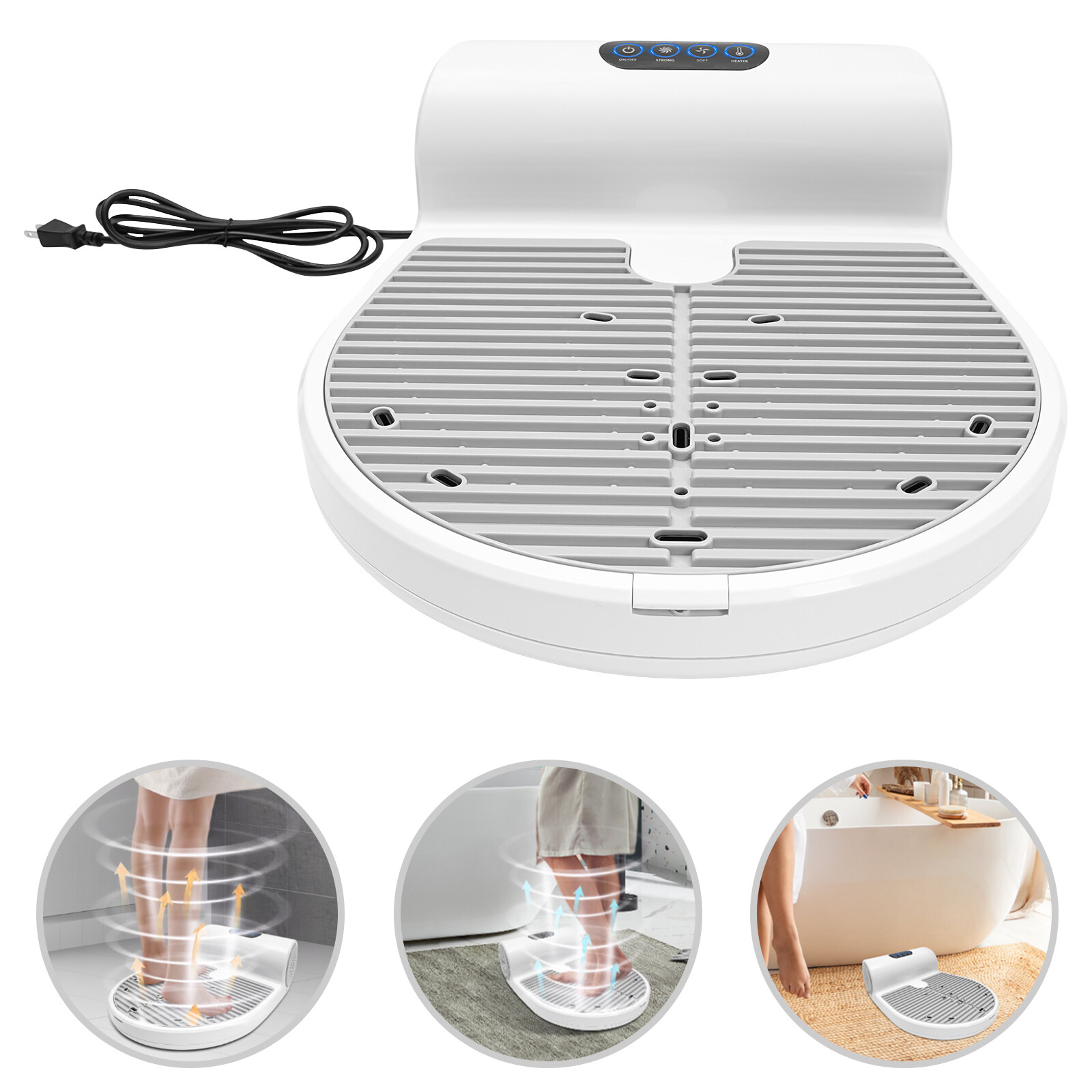 USA Full Body Dryer Shoots Air of 100mph for Quick Dry - Supports up to 350lb！
