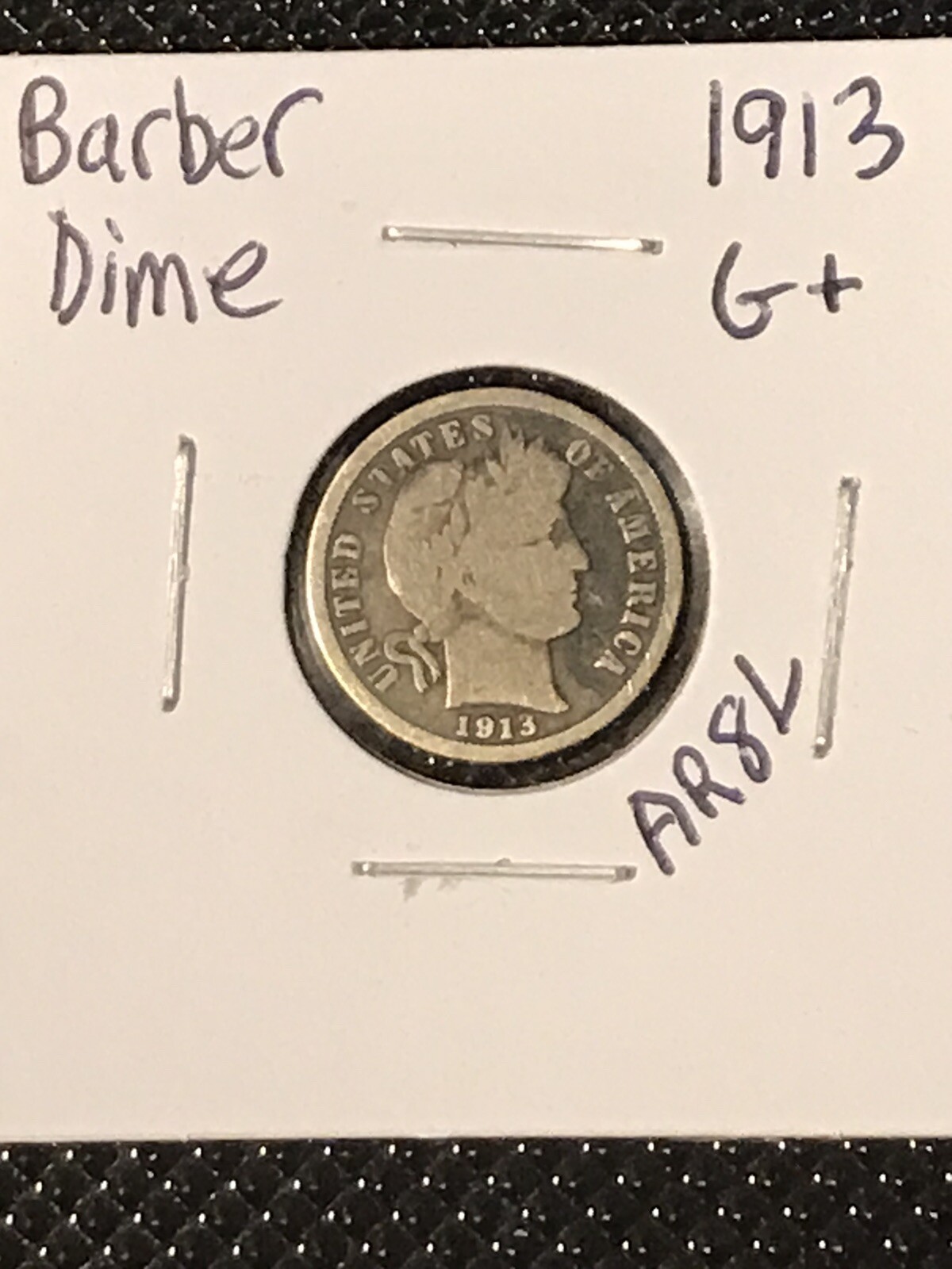 1913 Barber Dime