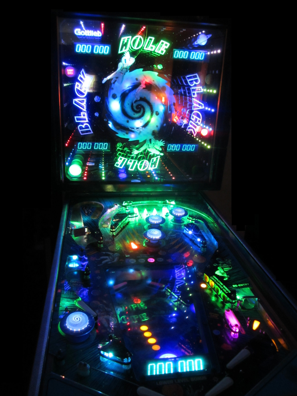 BLACK HOLE Complete LED Lighting Kit custom SUPER BRIGHT PINBALL LED KIT