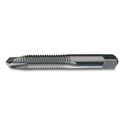 0411 and 0411M Bright Plug Spiral Point Machine Tap, 2FL, #4-40 UNC Tool Size
