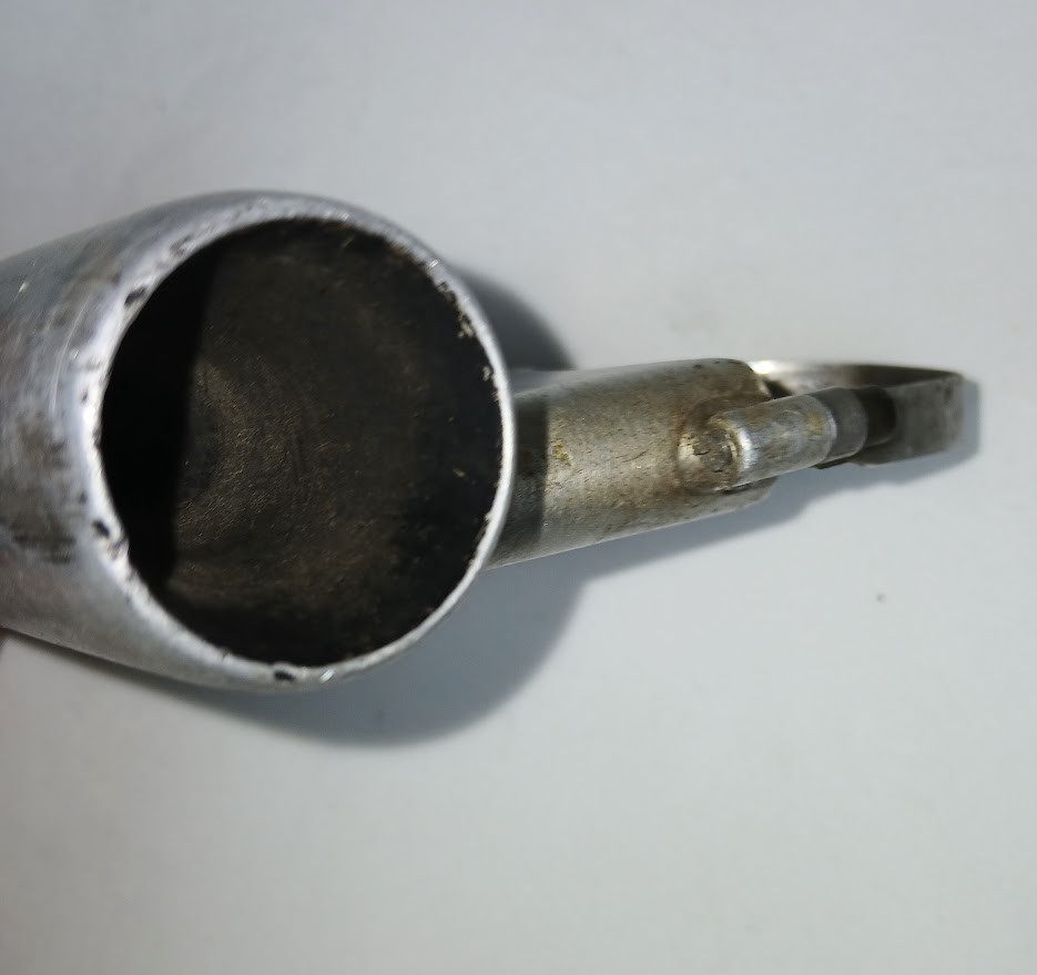 VINTAGE FLOW THOUGH MUFFLER ALUMINUM NICE USED RAIDO CONTROL MODEL AIRPLANE