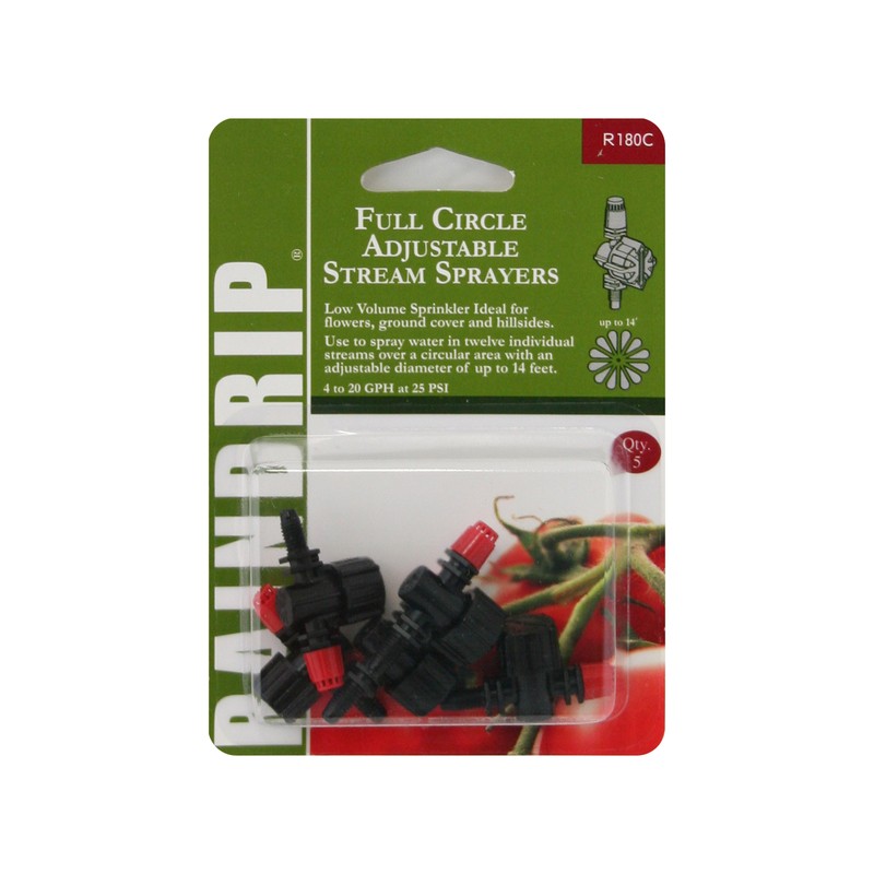 Raindrip R180CT Plastic 20 GPH Full-Circle Drip Irrigation Micro Spray 12 L in.