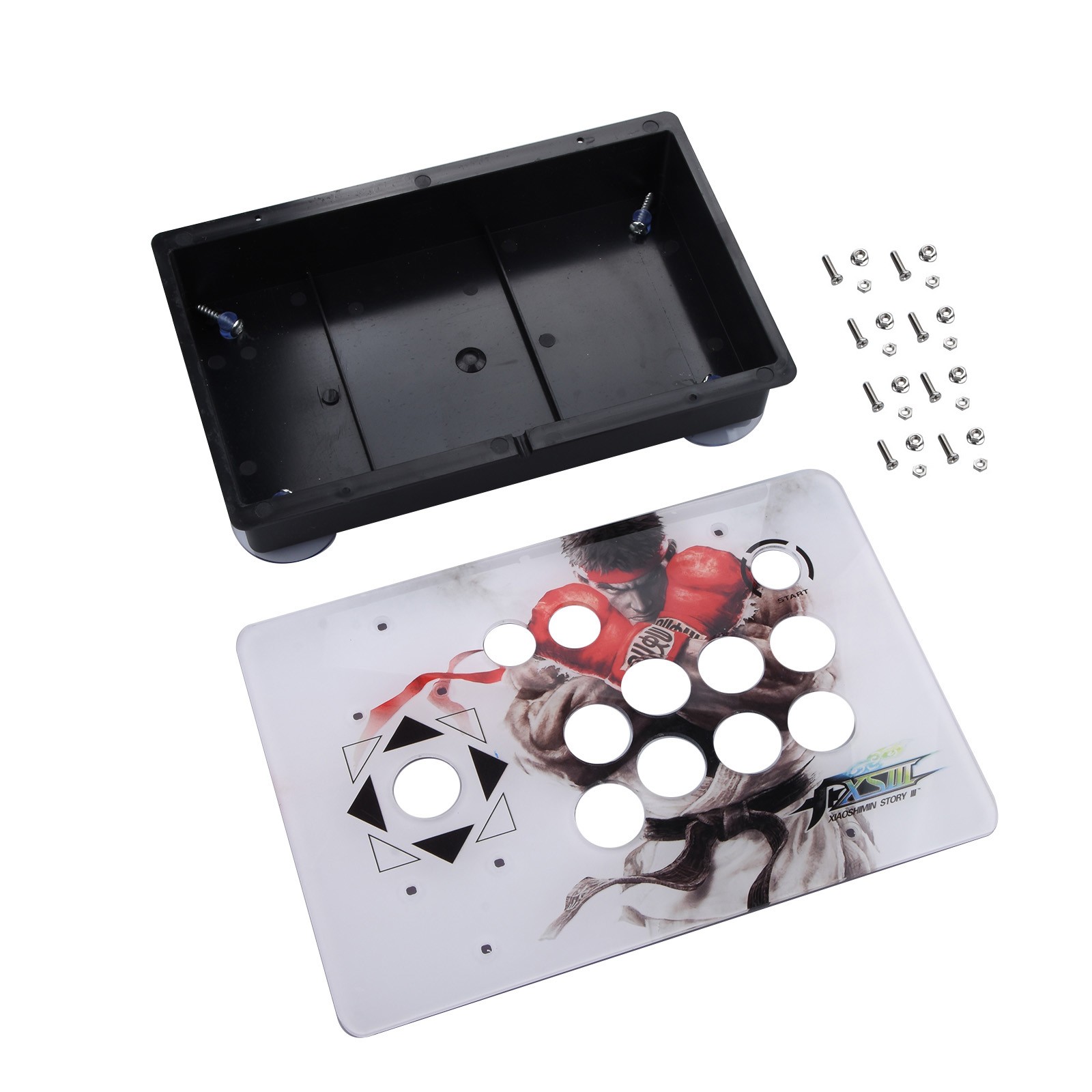 Arcade Joystick Acrylic Panel and Case DIY Game PC Rocker Joystick for Arcade cs