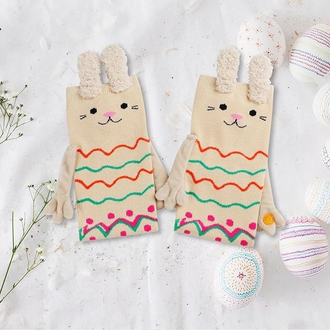 "Holding Hands Socks,Novelty Funny Magnetic Socks，Funny Gifts for Parents, Frien