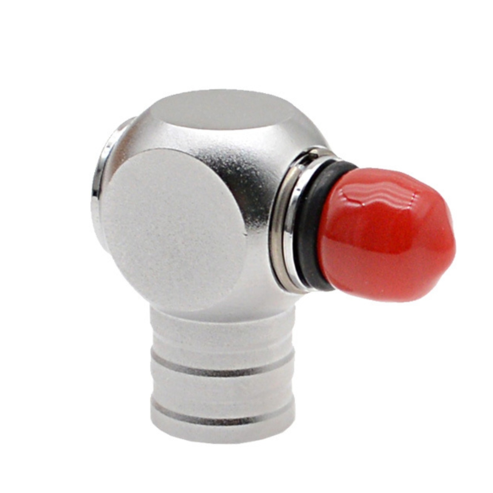 Scuba Regulator Hose Swivel Adapter Silver-platedPlated Regulator Hose Swivel