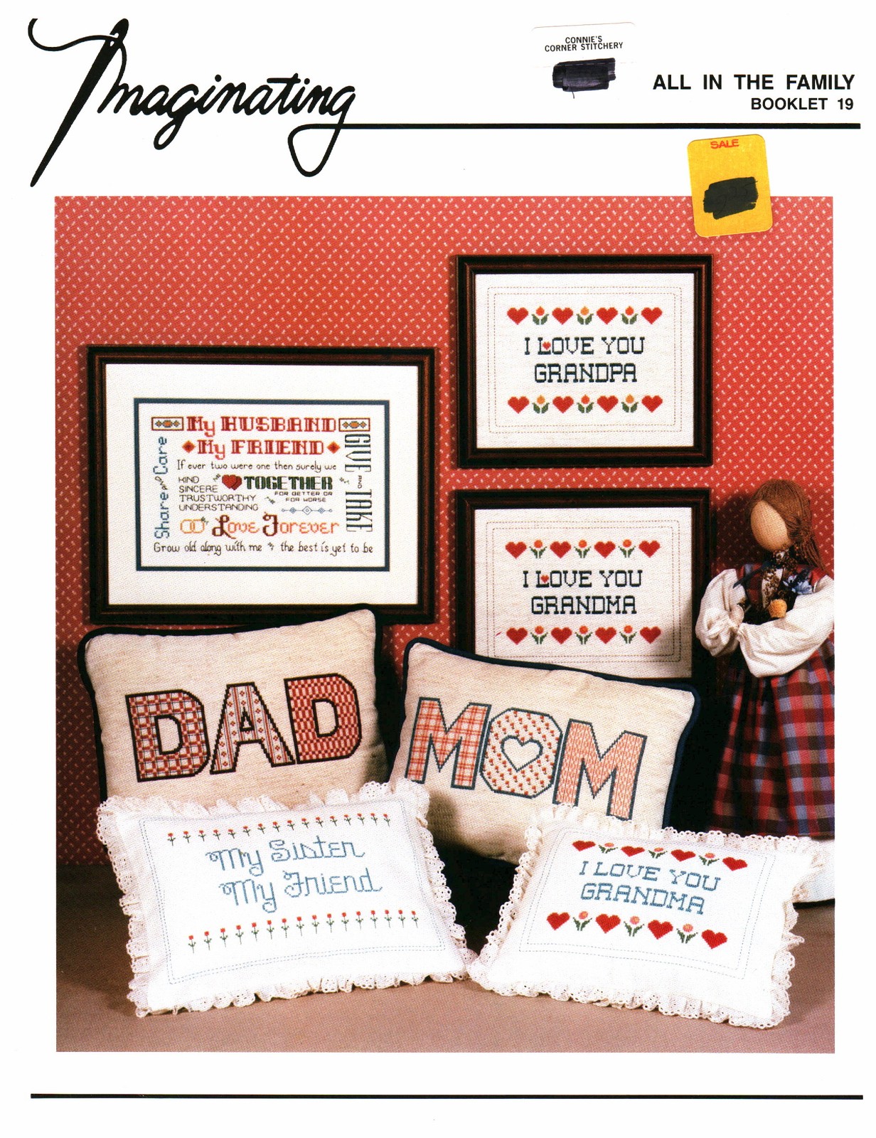 All in the Family Charted Cross Stitch | Imaginating Booklet #19