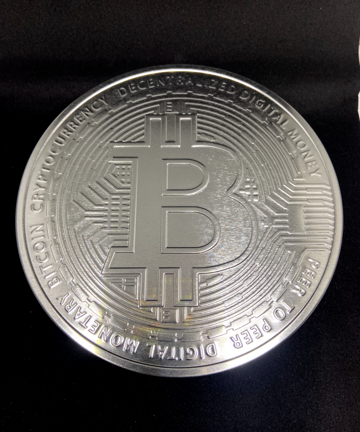 BITCOIN Limited Edition BTC Cryptocurrency Silver Metal Box Container Collection