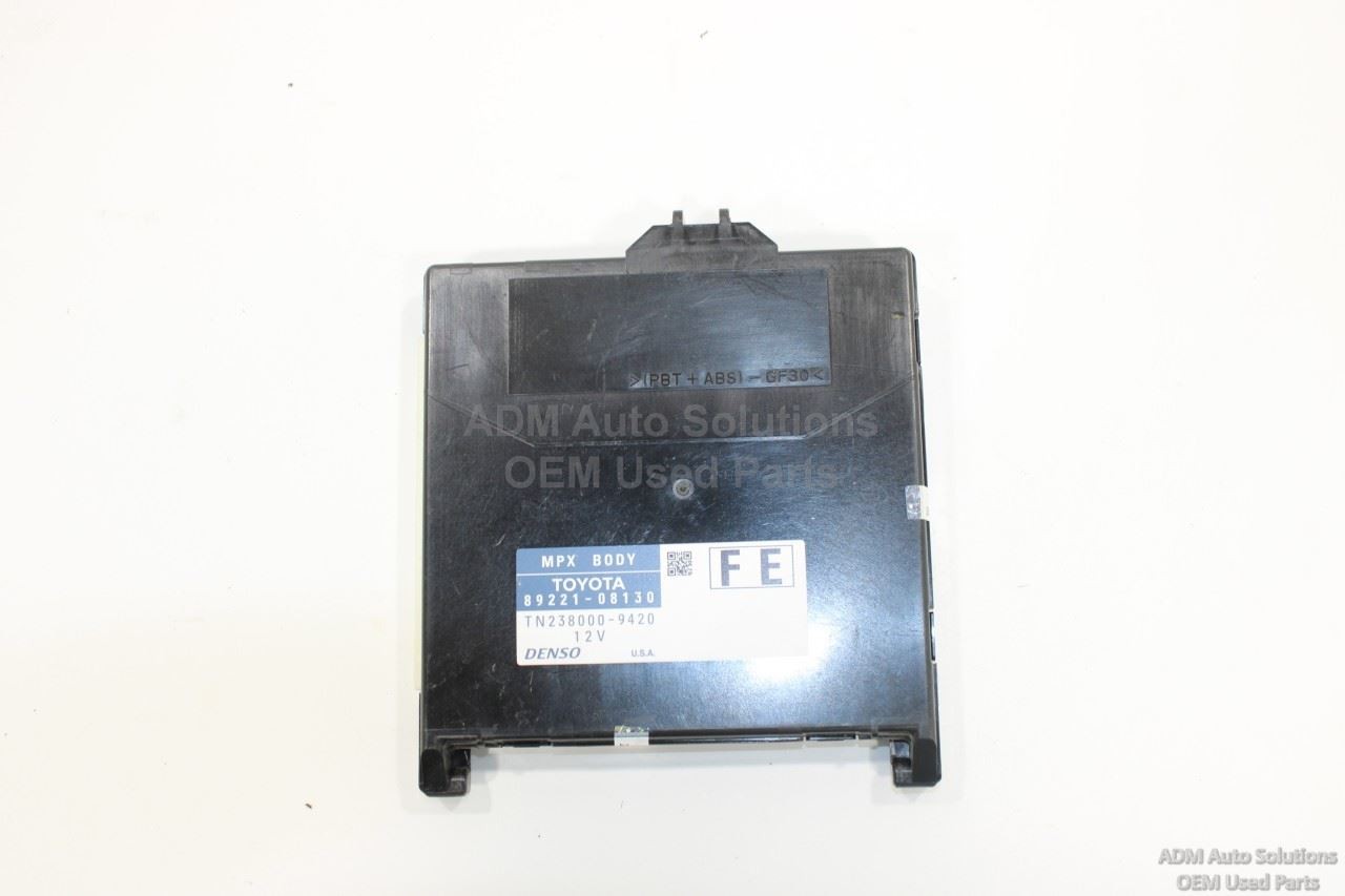 2015 - 2017 TOYOTA SIENNA MULTIPLEX NETWORK CONTROL MODULE UNIT OEM 89221-08130