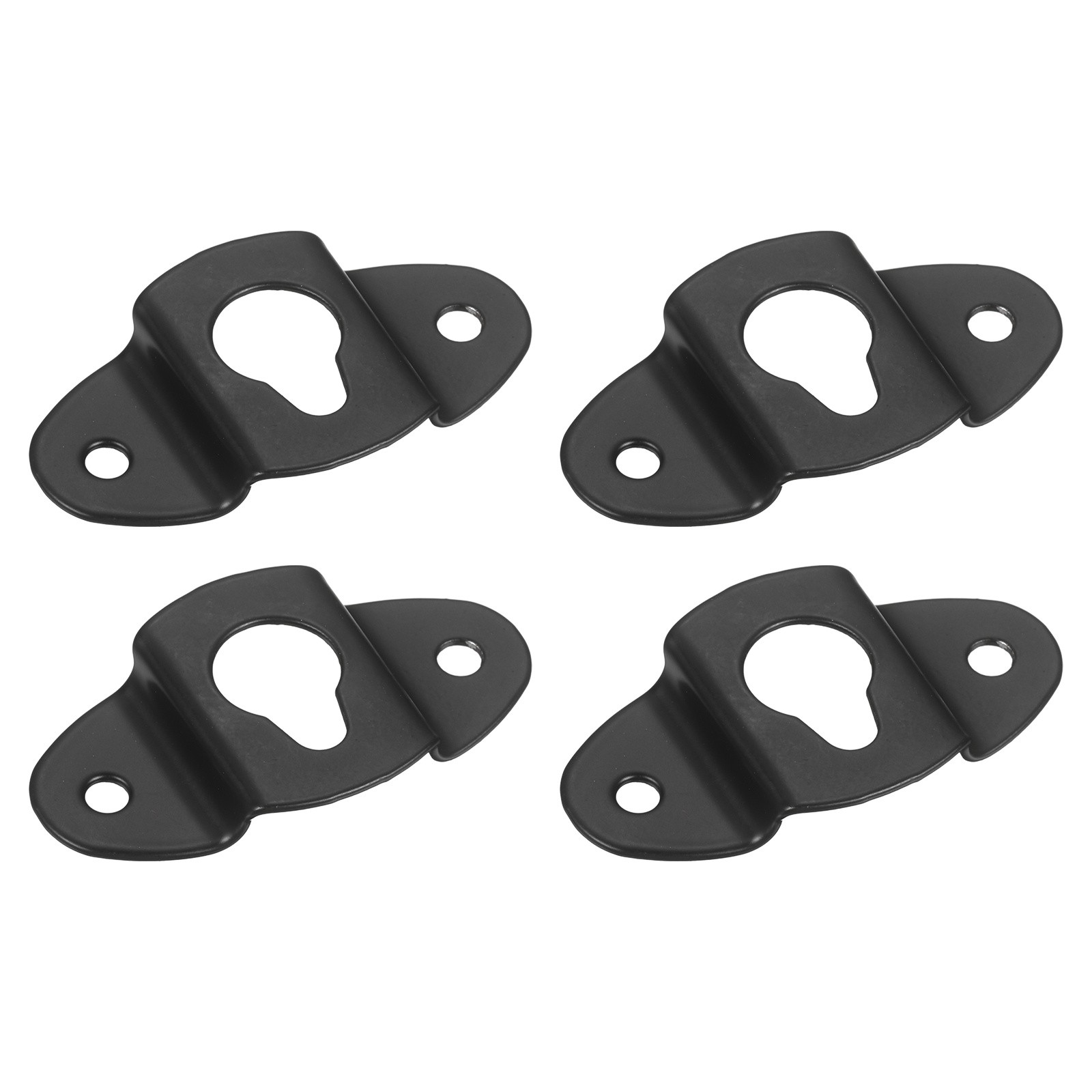 4Pcs Wall-Mounted Speaker Hanging Brackets 1.89" x 1.02"
