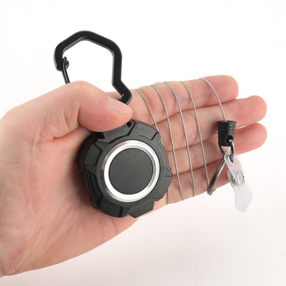 Functional Badge Reel and Keyholder with Secure Card Holding Functionality