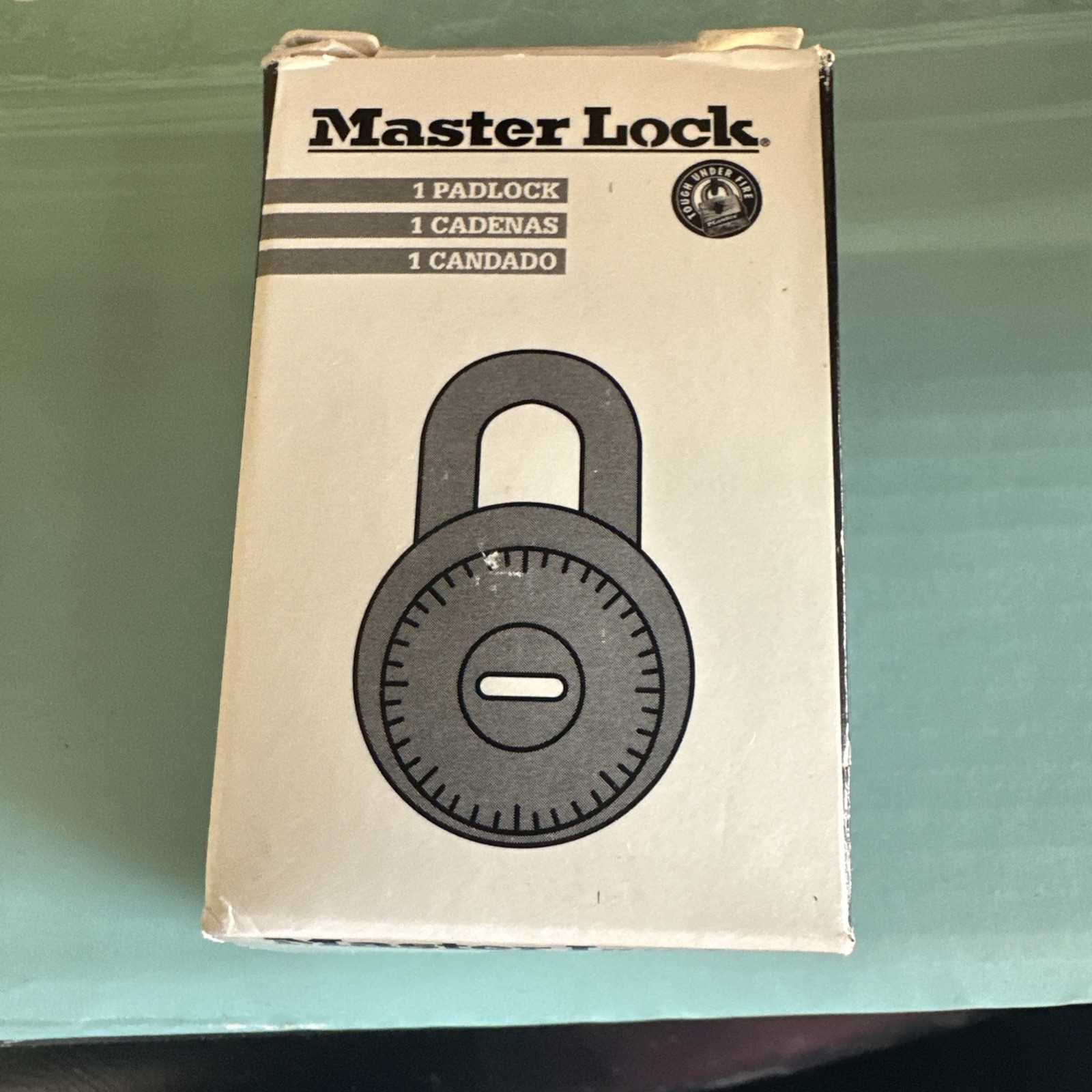 Master Lock Combination Black Padlock 1525 Lock OEM Original Master Control Key