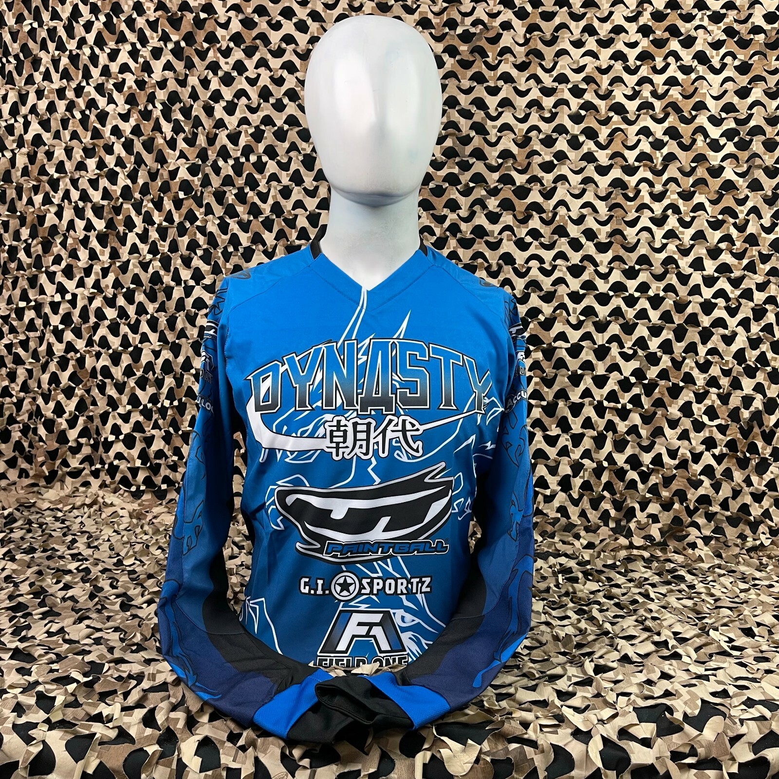 NEW JT Team Dynasty Odyssey Pro Anniversary Paintball Jersey - Blue - Medium