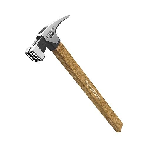Claw Hammer, 15 oz Hammer, Framing Hammer with Milled-Faced Steel Head,Carpenter