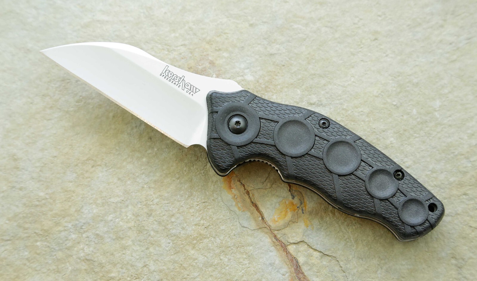 1820 Kershaw "Needs Work" Knife plain blade 1820 *New Blem* Speed Safe USA