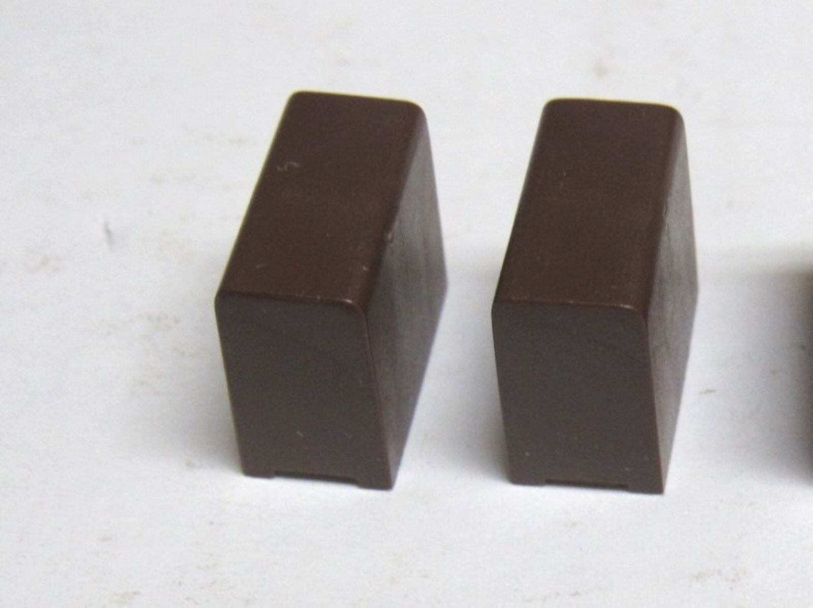 (2) M&S WALNUT Intercom Buttons N35W, N45W, N65RSW Glamour Caps
