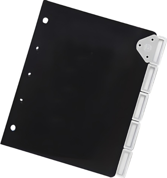 Martin Yale B6125M Master Catalog Rack Index Dividers with Blank Tabs