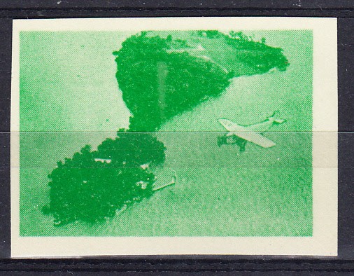 W RATTLESNAKE ISLAND 02v (1) DEFINITIVE IMPERFORATED BLACK COLOR MISSING