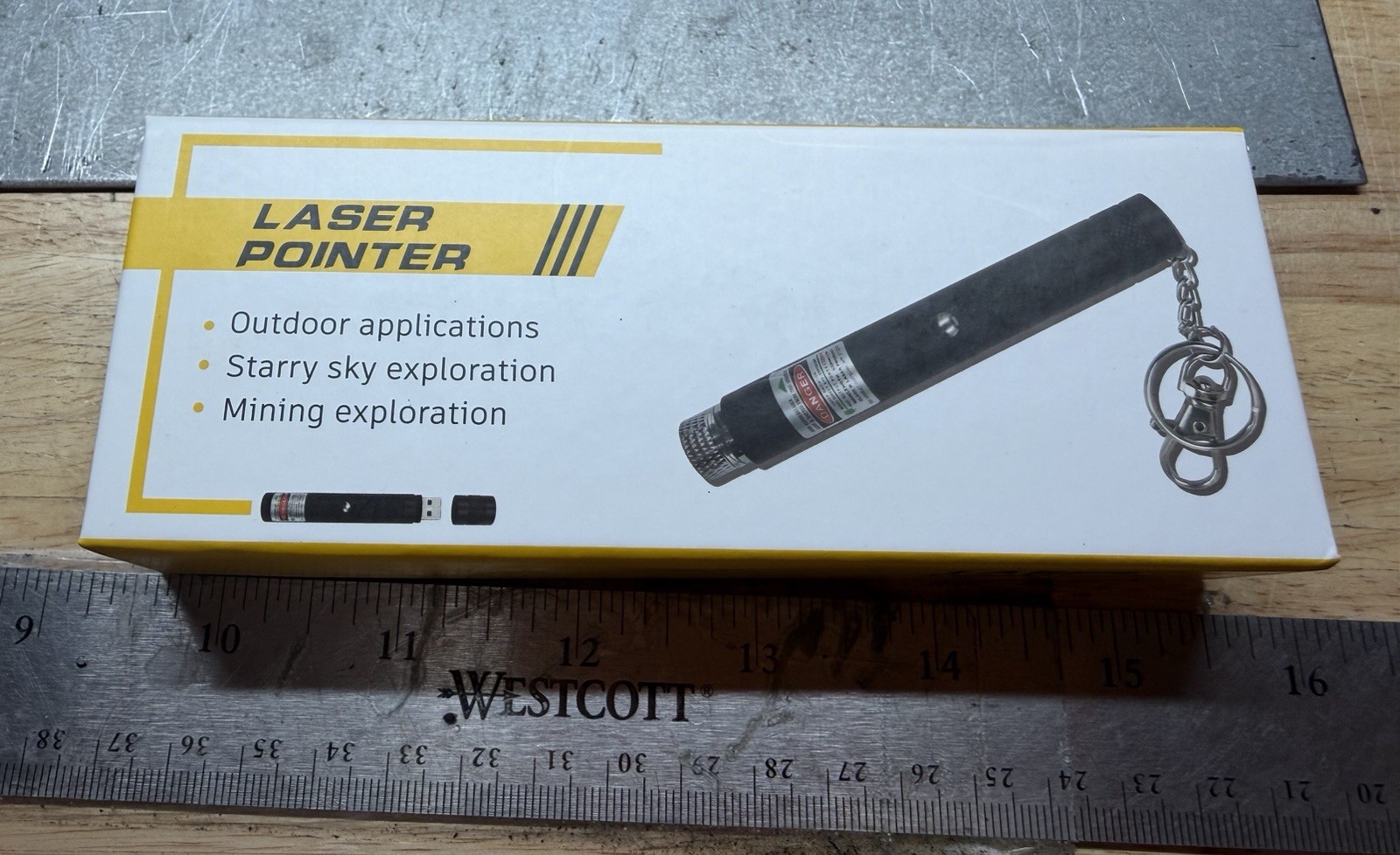Green Laser Pointer Pen Light Astronomy Beam Rechargeable Lazer