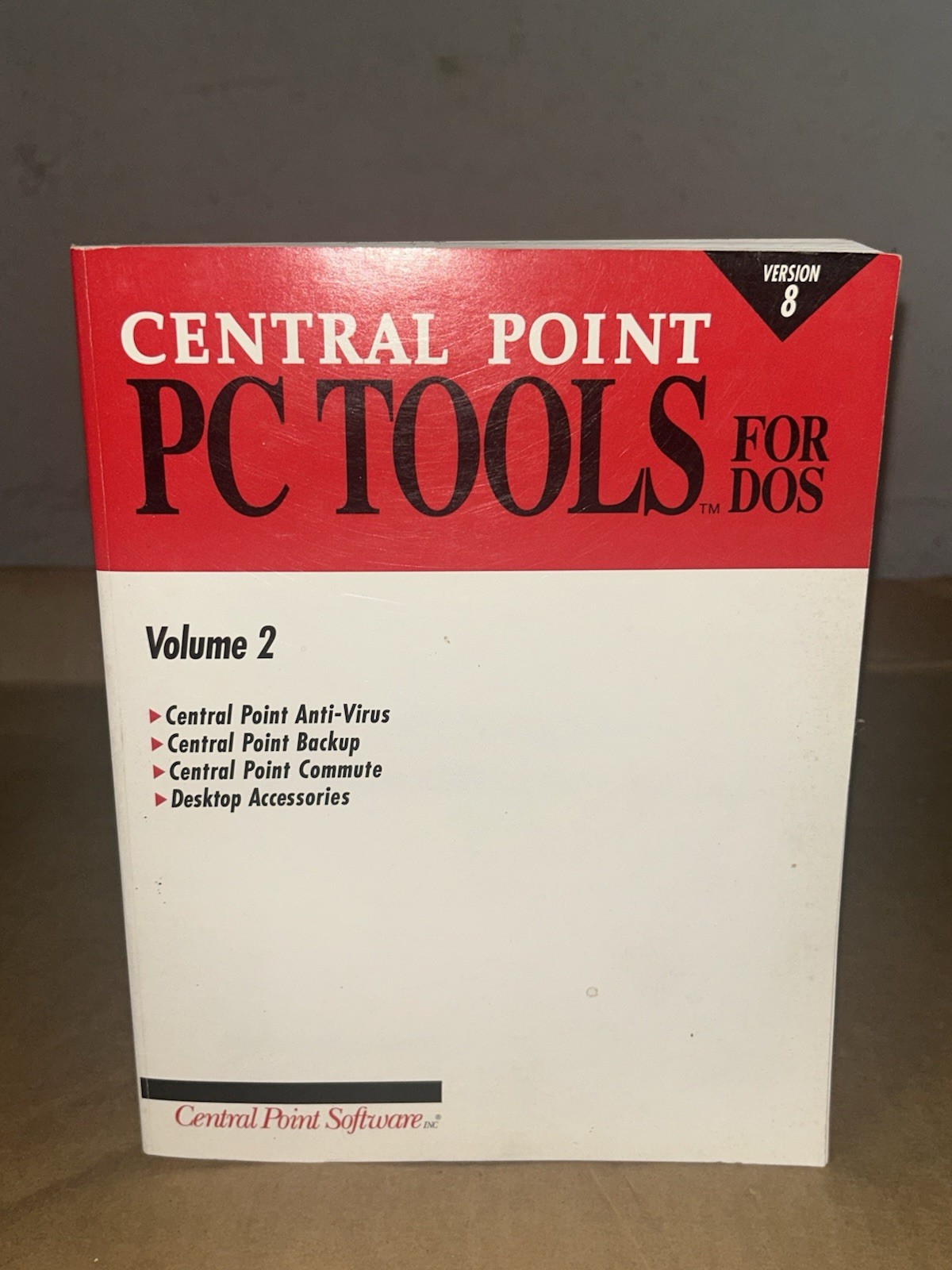 (2) 1992 Central Point PC Tools for DOS, Version 8.0 Complete Set 1st Printing