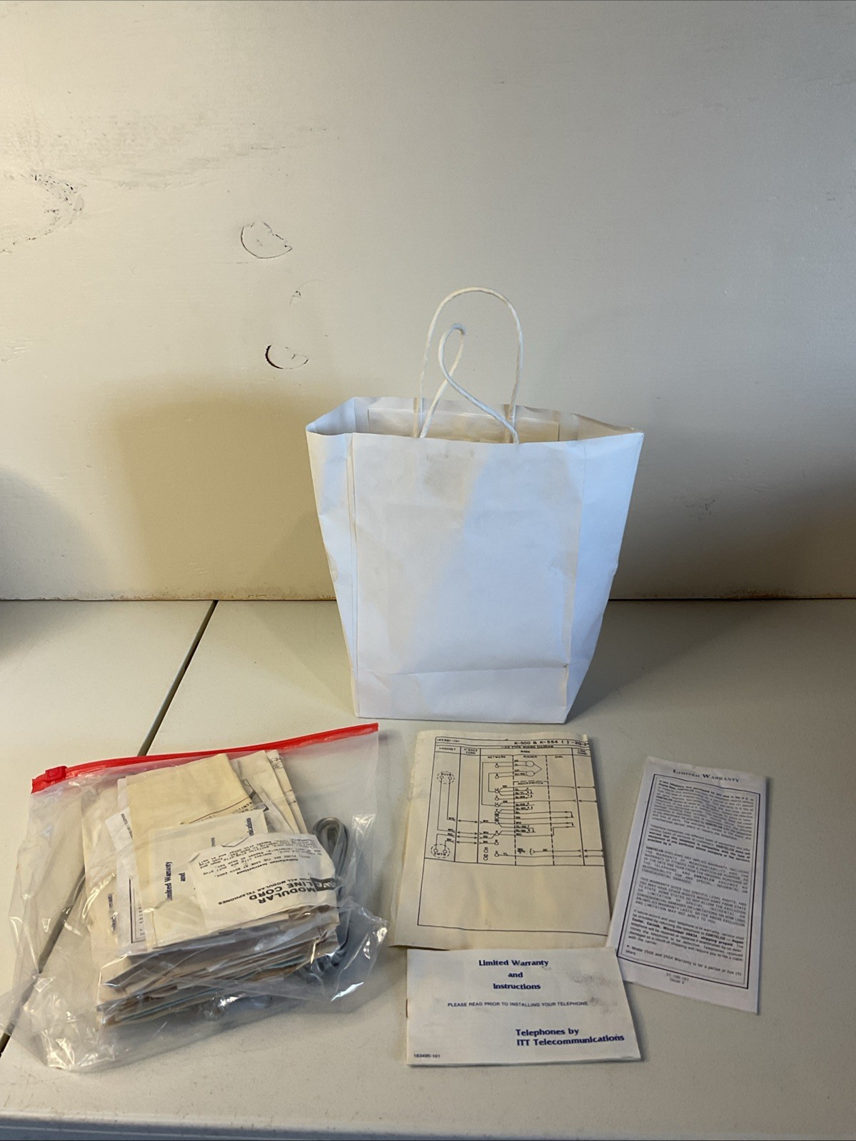 Rotary Phone Manuals & Diagrams Bag Full Not Sure Of Quantity Parts Only