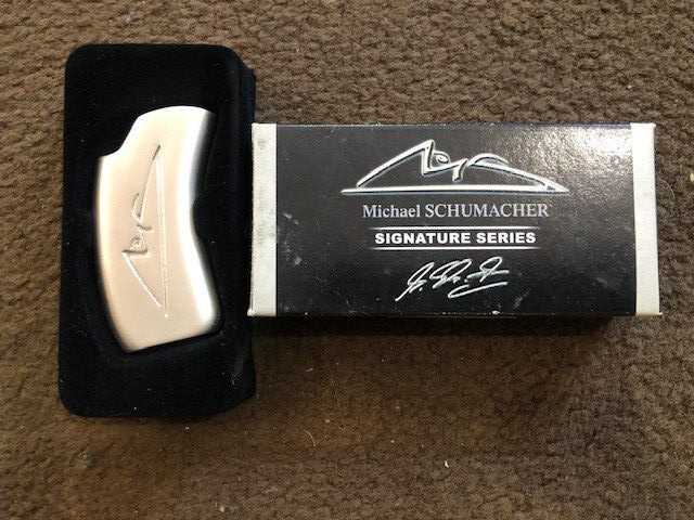 Michael Schumacher aluminum Lighter cover