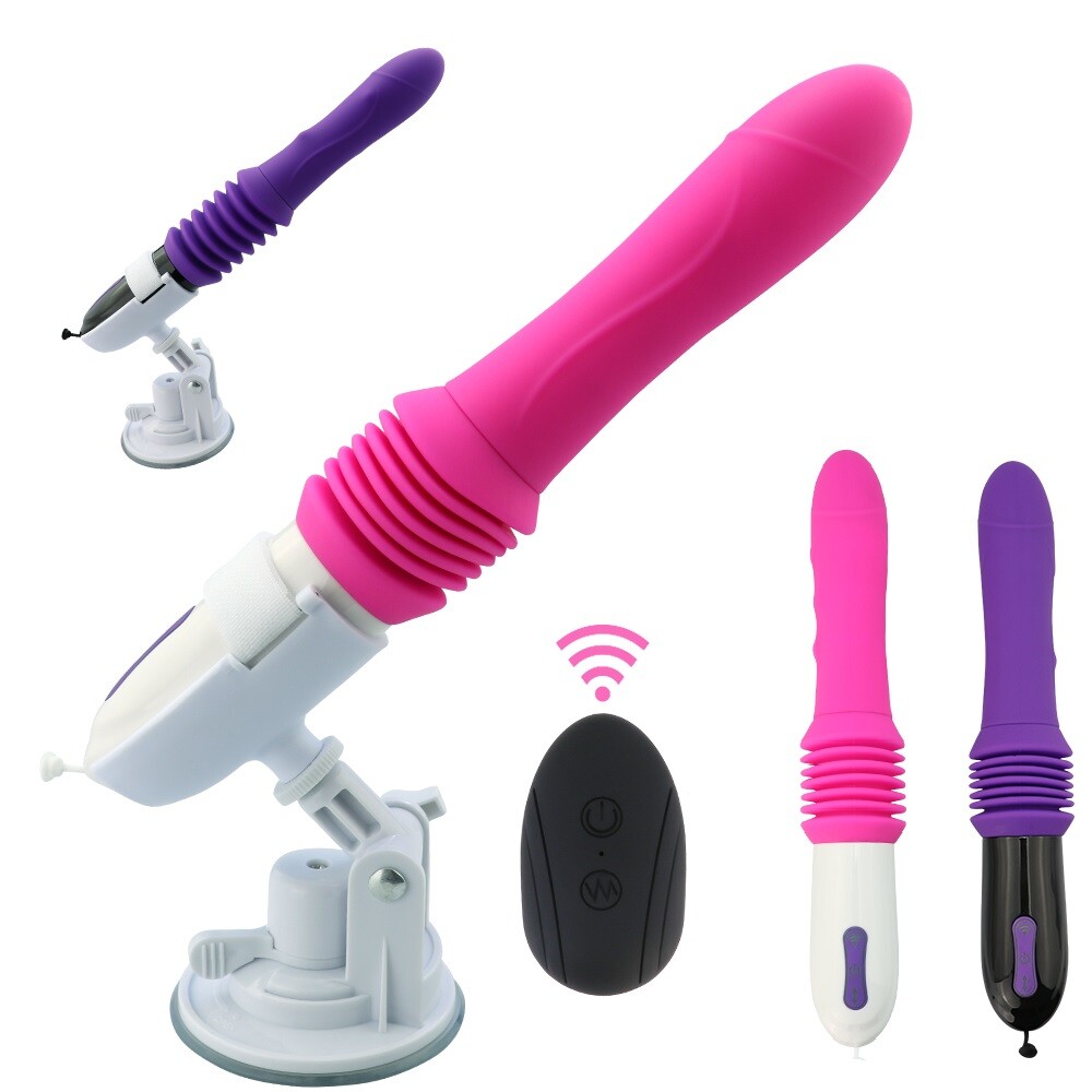 Sex Machine Gun Automatic Thrusting Dildo Sex Toy Masturbator Remote Control USA