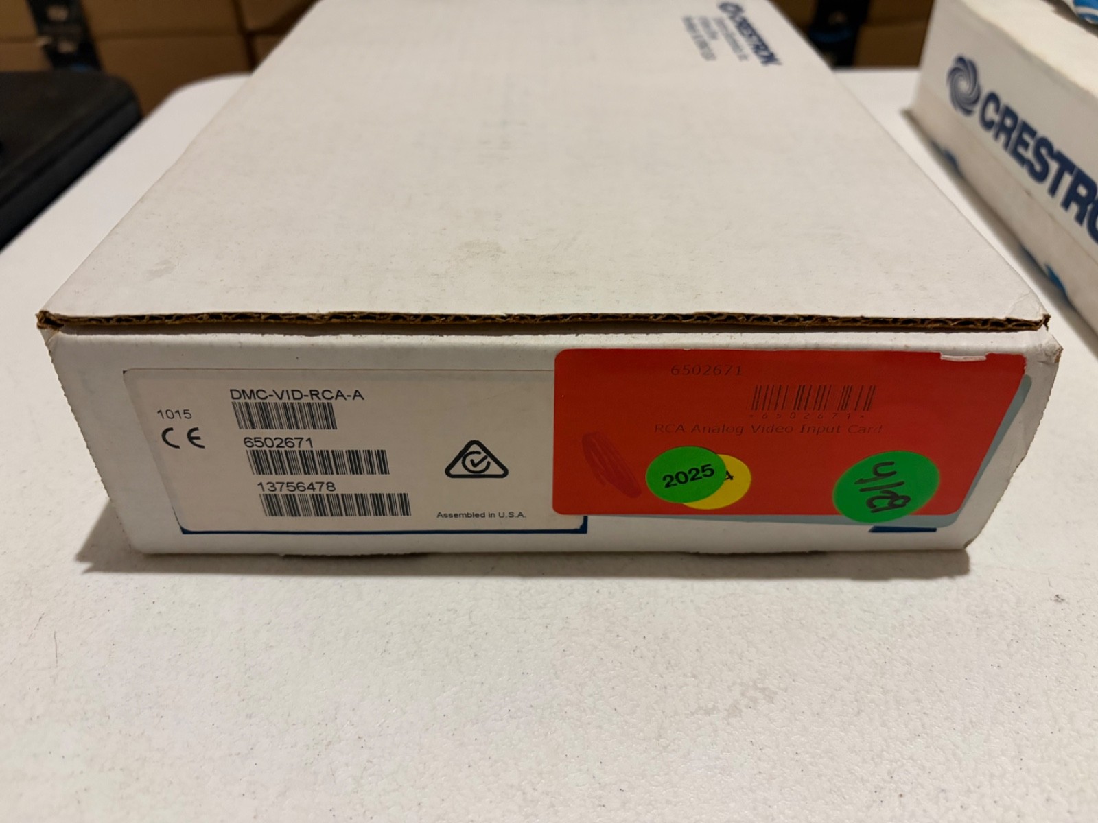 New Crestron Digital Media Input Card DMC-VID-RCA-A