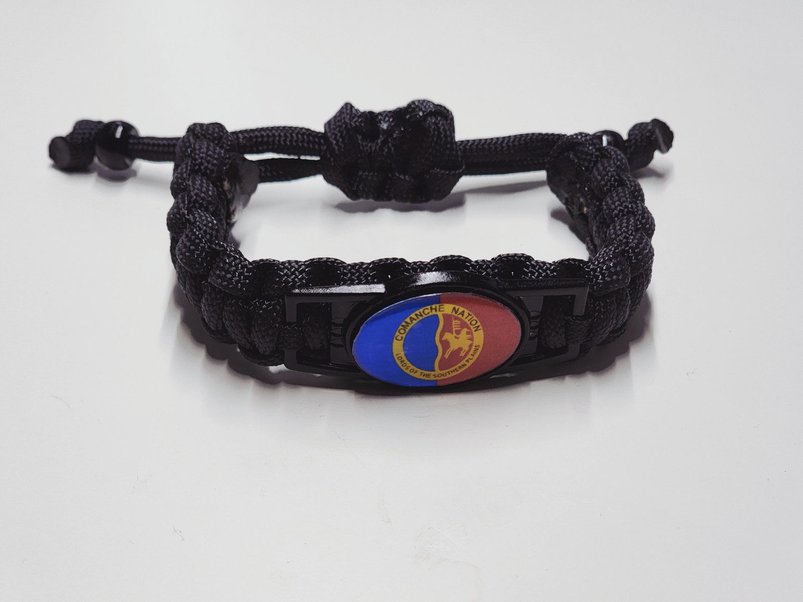 Comanche Nation Flag Adjustable Charm Bracelet Native American Heritage