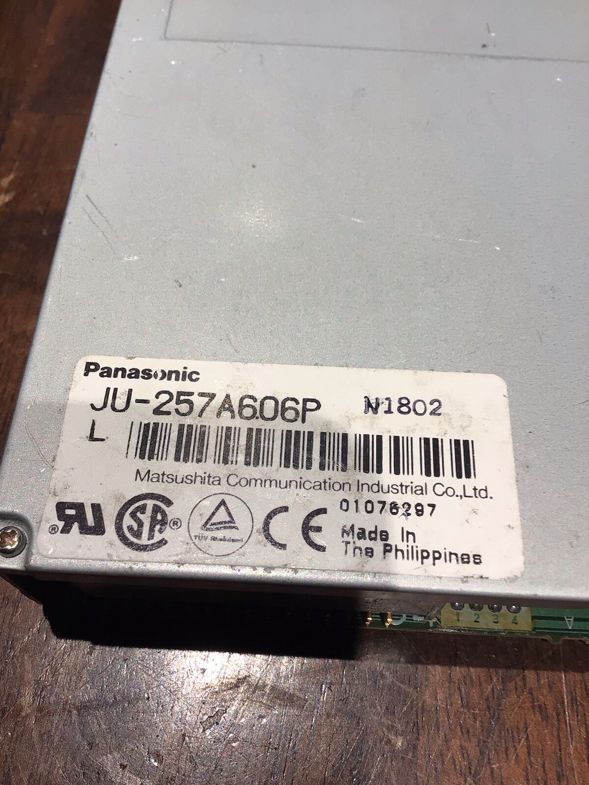 Panasonic JU-257A606P 3.5 Floppy Drive