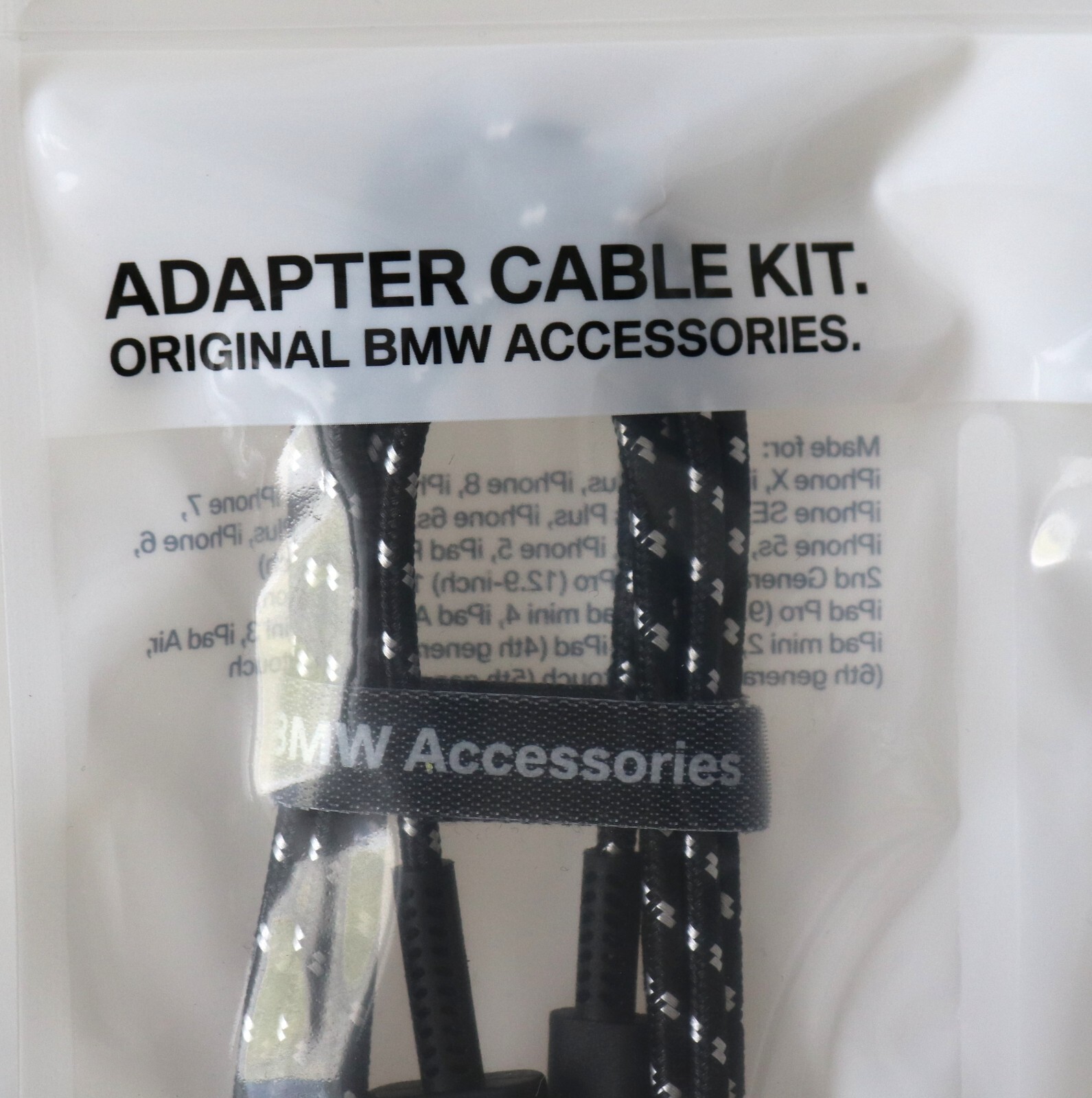 BMW Adapter Cable Kit 61125A66193 - Original BMW Accessory - Apple or Android