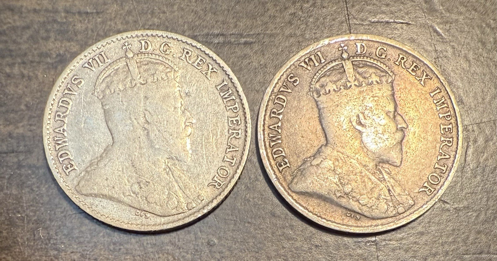 1904 & 1906 Canada 5 Cents