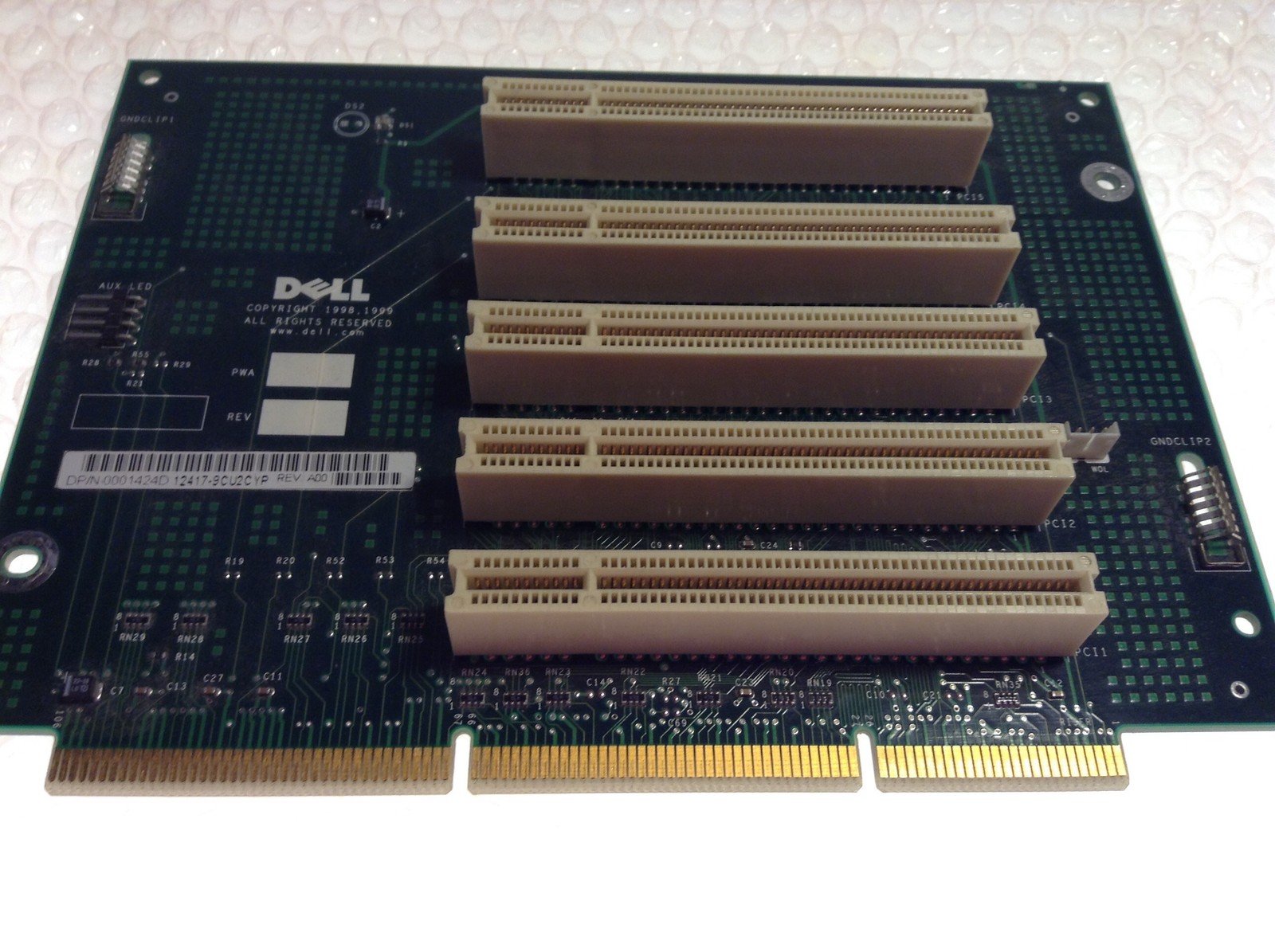 Desktop Computer Riser Card 5 Slot PCI Daughter Board CN-01424D Dell