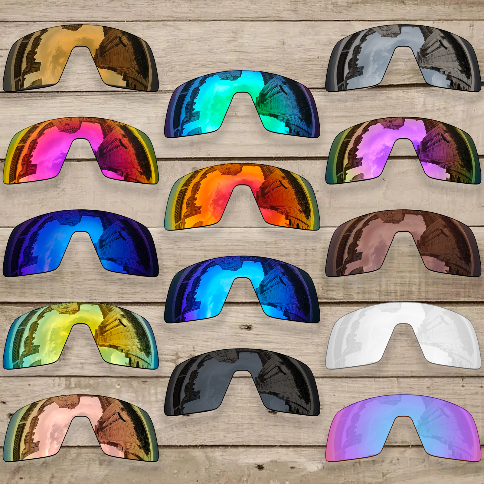 hdhut Anti-Scratch Polarized Replacement Lenses for-Oakley Sutro OO9406 Glasses