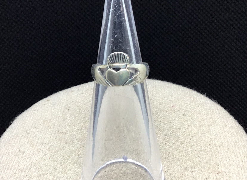 Sterling Silver 925 Irish Claddagh Toe Ring-Adjustable LL441