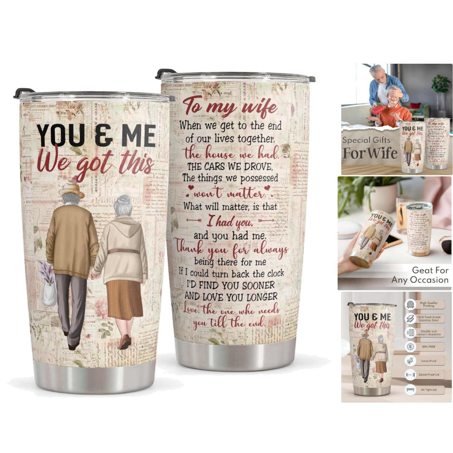 Gifts for Wife, Wife Gifts, Romatic Valentines Day Gifts for Her, Christmas Gift