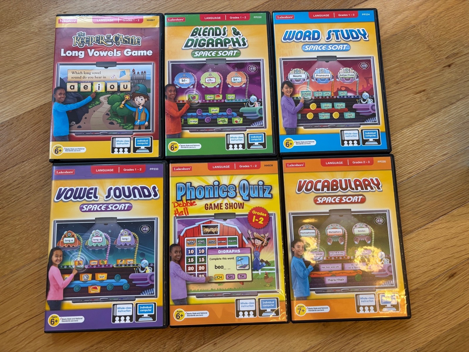 Lakeshore Learning Lot 19 Whiteboard Software Reading Language Arts Grades 1-6