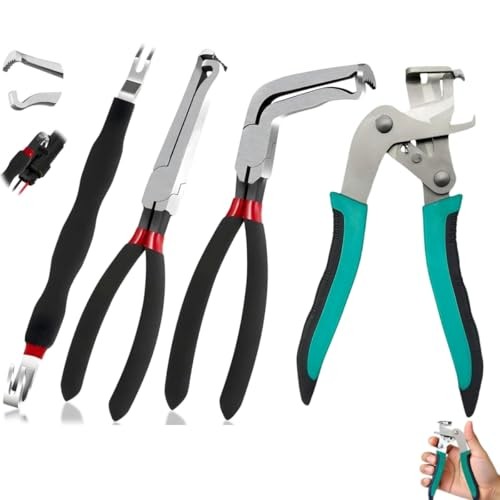 Car Clip Pliers/Disassembly Tools,Efficient Multi-Functional Automotive Black