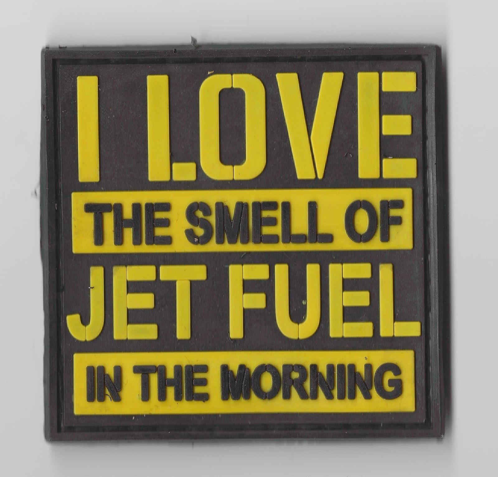 Special Aviation Crew Patch I Love the Smell of Jet Fuel in the Morning