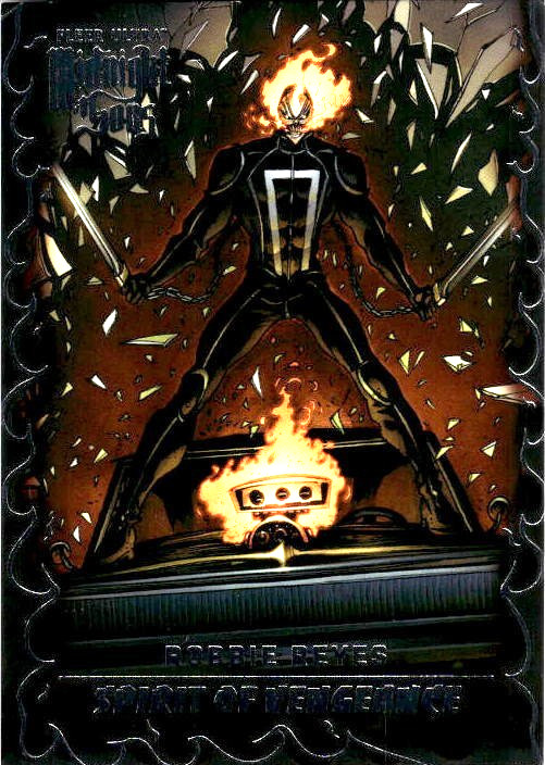 Fleer Ultra Midnight Sons Spirits of Vengeance Silver #SV4 Robbie Reyes