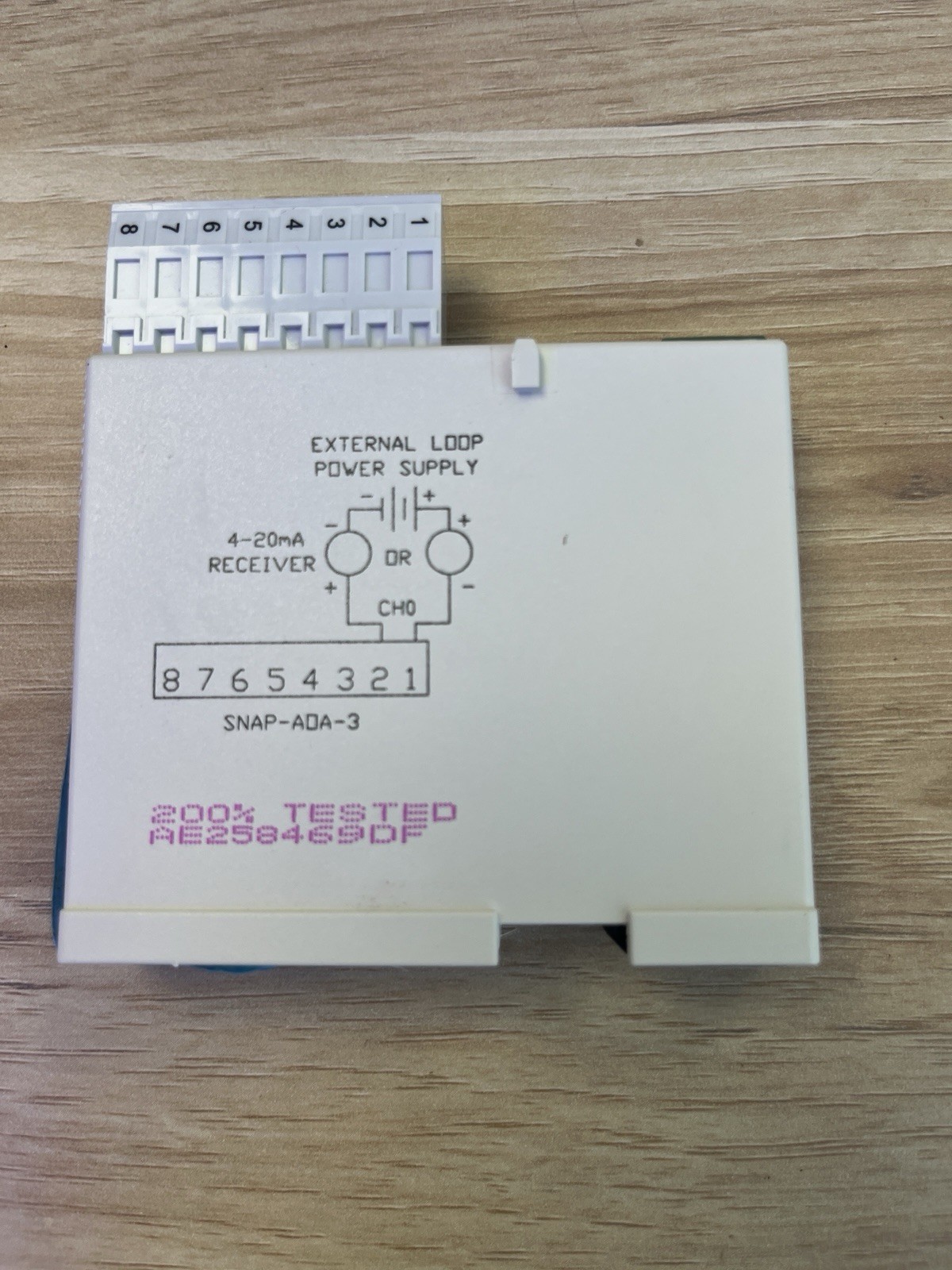 OPTO 22 SNAP-AOA-3 Current Loop Analog Output Module 4-20MA NEW