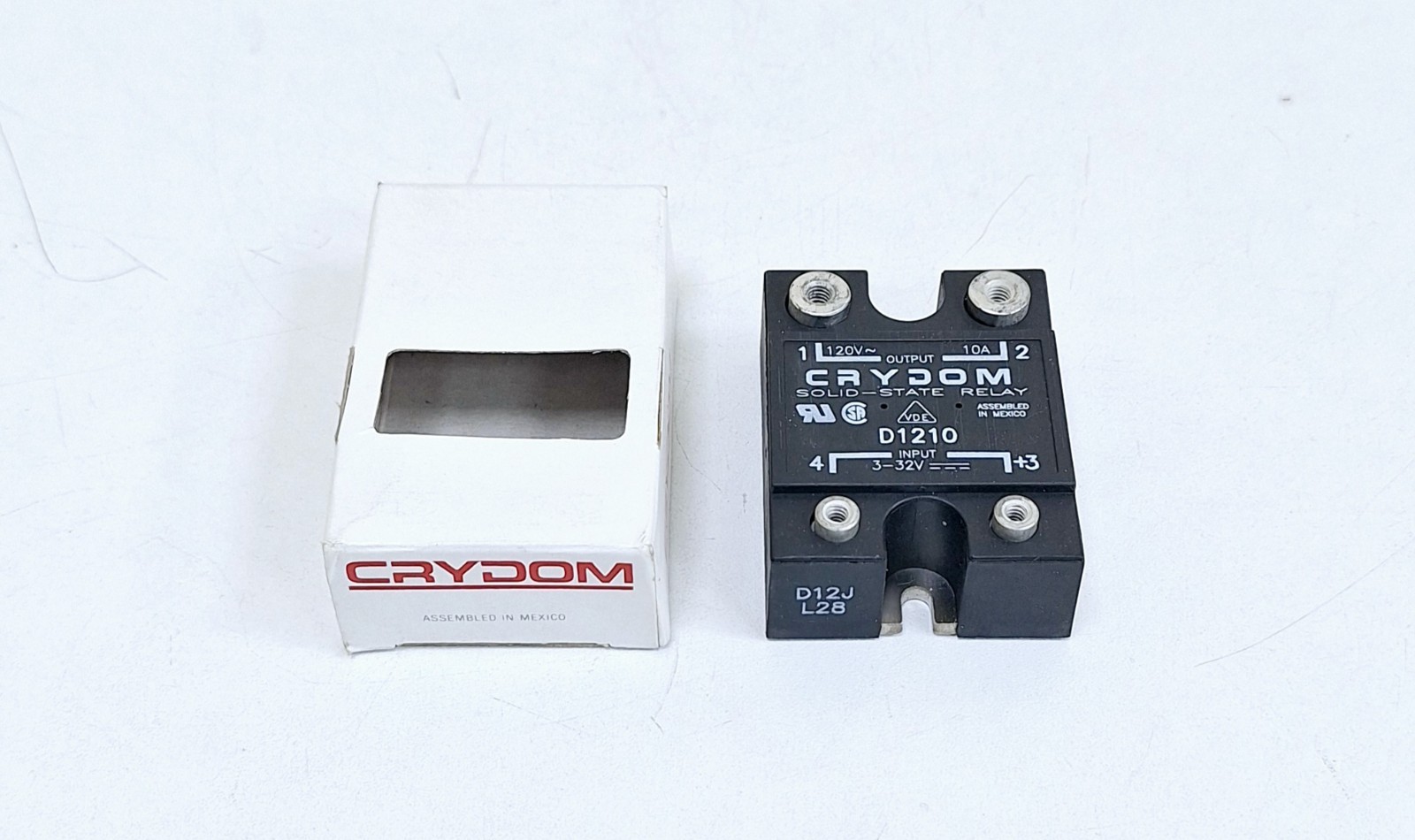Crydom D1210 Solid State Relay 3-32VDC (Lot of 2 pcs)