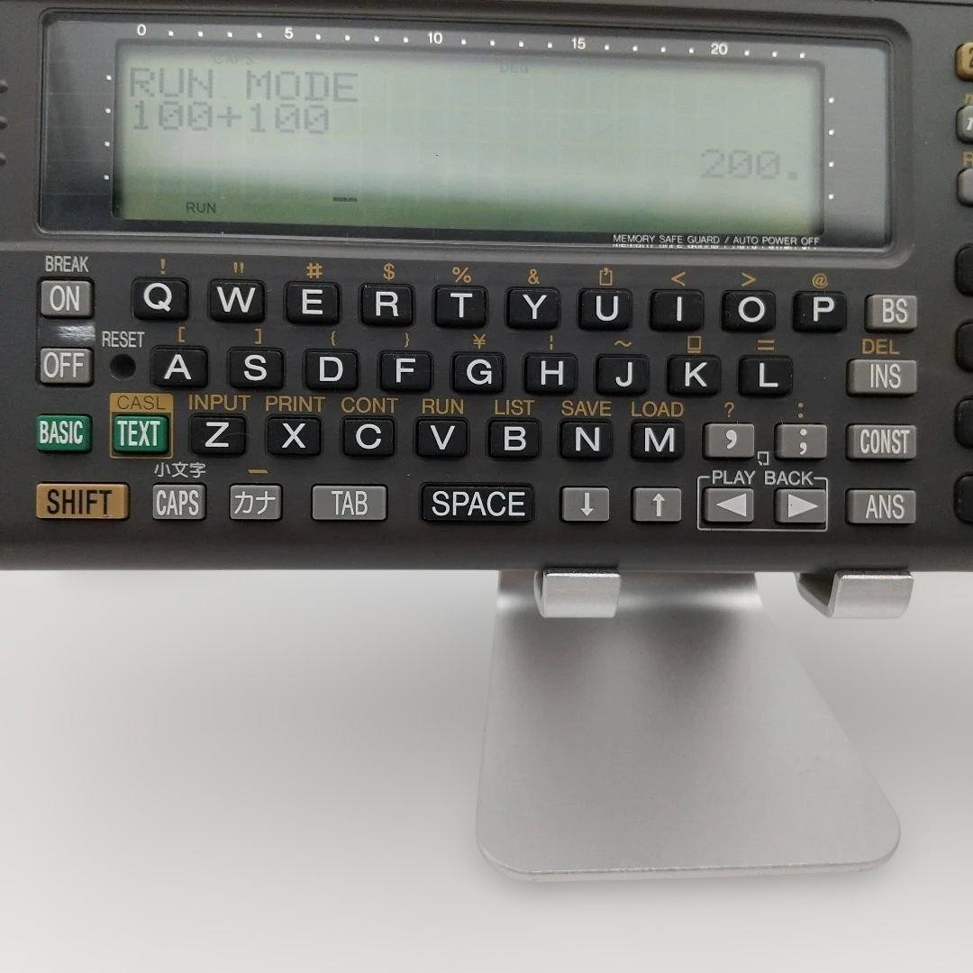 Sharp PC-G801 Pocket Computer Calculator CASL Tested Working Japan
